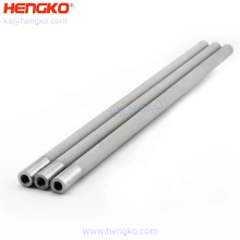 Custom-Make 316 316L stainless steel sintered porous micro capillary tube for medical and heat treatment industry